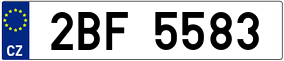 Truck License Plate